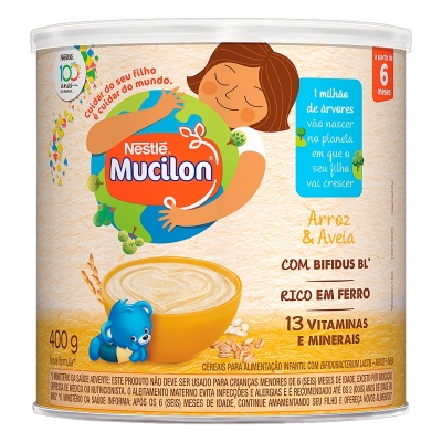 Mucilon Arroz/Aveia Nestlé 400g