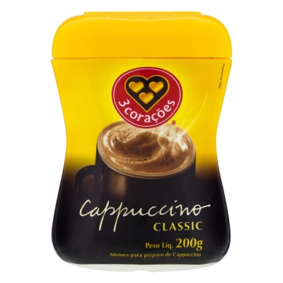 Cappuccino 3 Corações Classic 200g