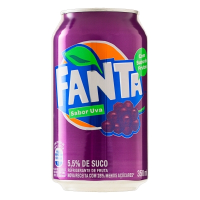 Refrigerante Fanta Uva 350ml