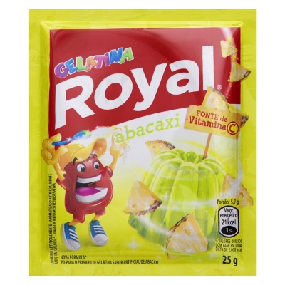 Gelatina Royal Abacaxi 25g