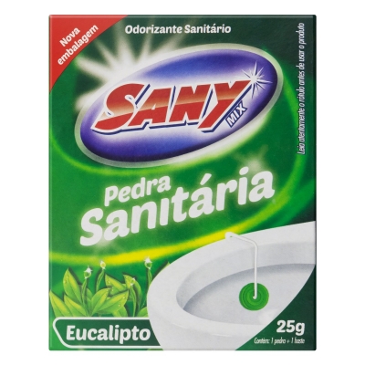 Pedra Sanitária Sanymix Eucalipto 25g