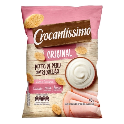 Snack Crocantíssimo Peito Peru C/Req.40g