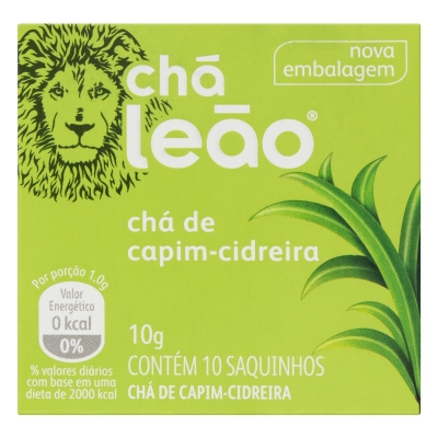 Chá Leão Capim Cidreira 10g C/10