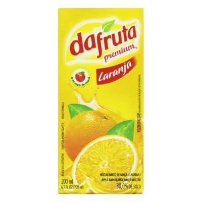 Suco Pronto Dafruta Laranja TP 200ml