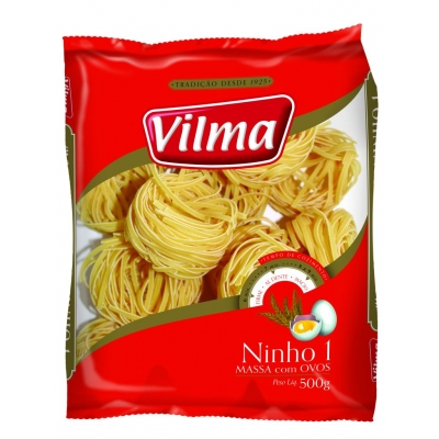 Macarrão Vilma C/Ovos Ninho N°1 500g