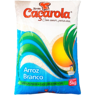 Arroz Caçarola Branco Tipo 1 5kg