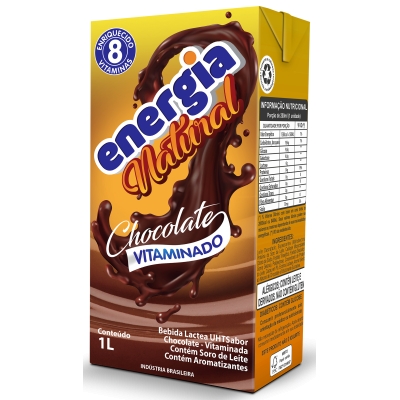 Bebida Láctea Energia Natural Chocolate 200ml