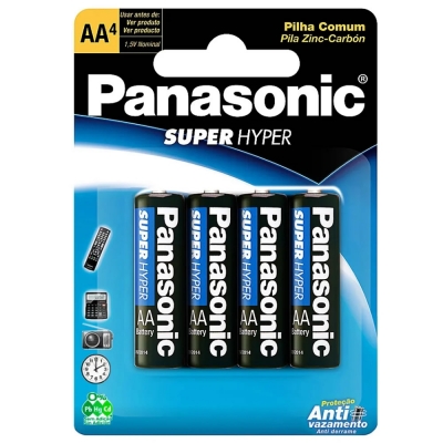 Pilha Panasonic Super AA C/4