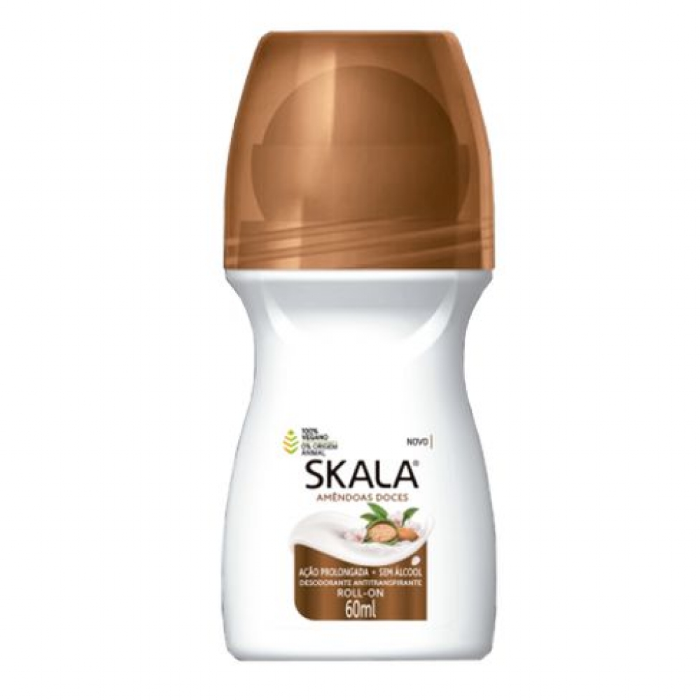 Desodorante Skala Roll On Amêndoas Doces 60ml - Multishow