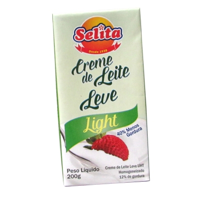 Creme de Leite Selita Leve Light 200g