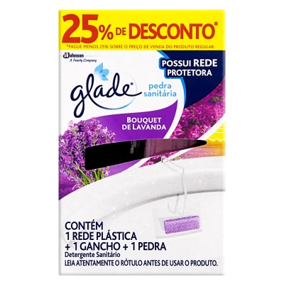 Pedra Sanitária Glade Bouquet de Lavanda 25% de Desconto