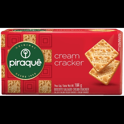 Biscoito Piraquê Cream Cracker 184g