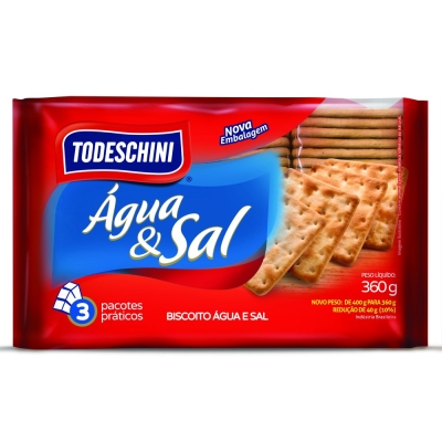 Biscoito Todeschini Água e Sal 360g