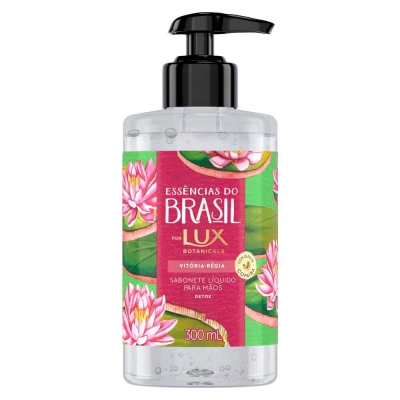 Sabonete Líquido Essências do Brasil Lux Mãos Vitória Régia 300ml