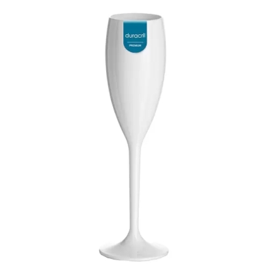 Taça Champagne Duracril Branco 160ml