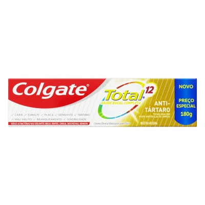 Creme Dental Colgate Total 12 Anti Tártaro 180g