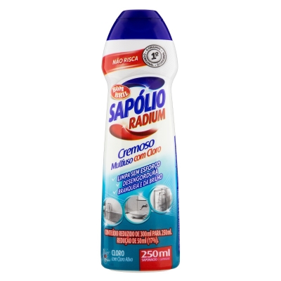 Sapólio Radium Cremoso Cloro 250ml