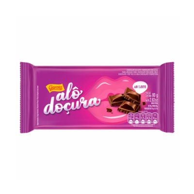 Barra de Chocolate Garoto Alô Doçura 80g