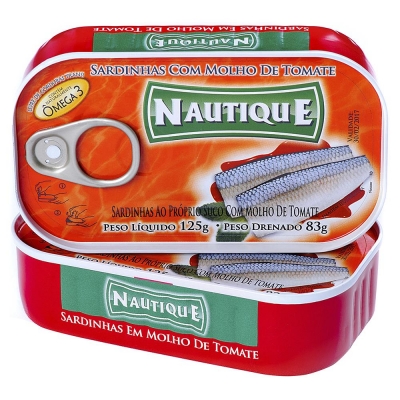 Sardinha Nautique Tomate 125g