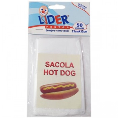 Sacola Lider Hot Dog C/50