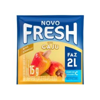 Refresco em Pó Fresh Caju 15g