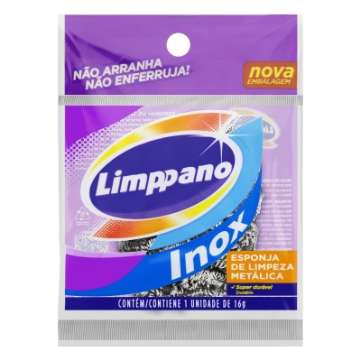 Esponja Limppano Aço Inox Unidade