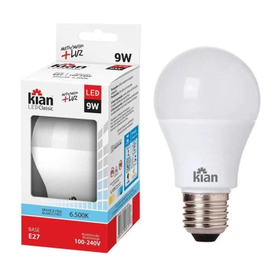 Lâmpada Led Kian Classic 6500k 9w