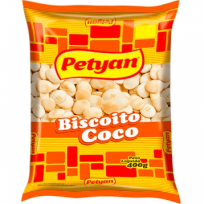 Biscoito Petyan Coco 400g