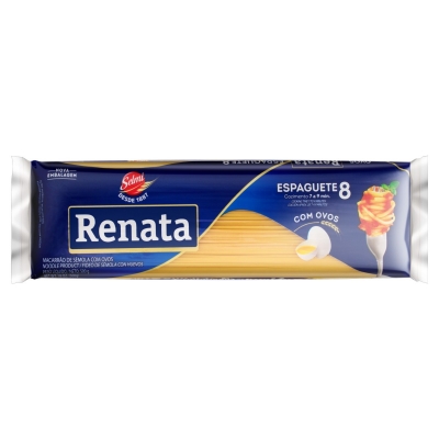 Macarrão Renata C/Ovos Espaguete N°8 500g