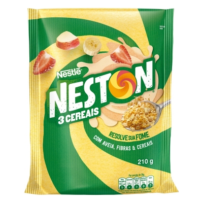 Neston Nestlé 3 Cereais Sachê 210g