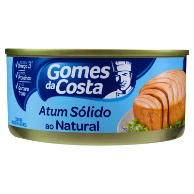 Atum Gomes da Costa Sólido Natural 170g