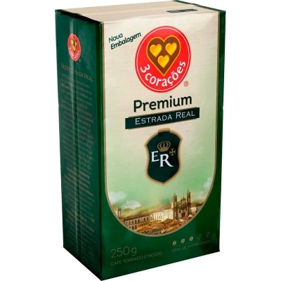Café 3 Corações Premium Estrada Real Vácuo 500g