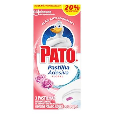 Pastilha Sanitária Pato Floral C/3 20% de Desconto