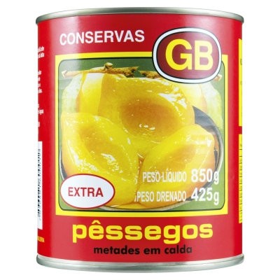 Pêssego em Calda GB Metade 450g