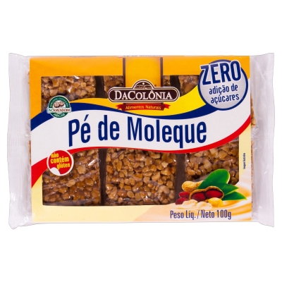 Pé de Moleque Dacolônia Zero 100g