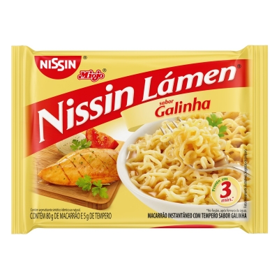 Miojo Nissin Lámen Galinha 85g