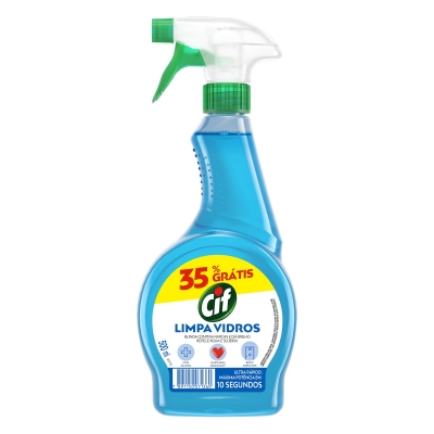 Limpa Vidros Cif Spray Leve 500ml Pague 325ml