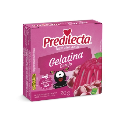 Gelatina Predilecta Cereja 20g