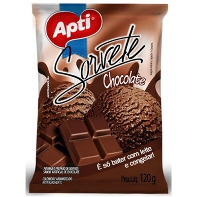 Pó P/Sorvete Apti Chocolate 120g