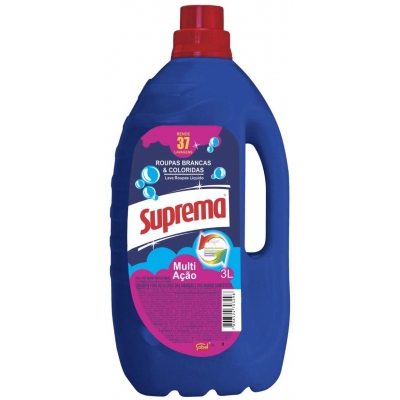 Lava Roupas Líquido Suprema Azul 3l