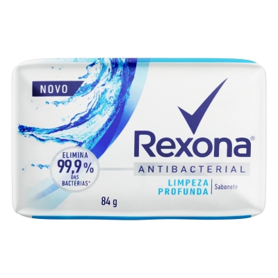 Sabonete Rexona Antibacterial Limpeza Profunda 84g