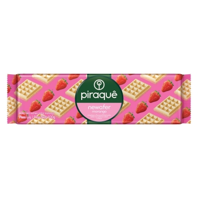 Newafer Piraquê Morango 100g