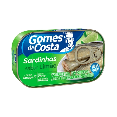 Sardinha Gomes da Costa Limão 125g