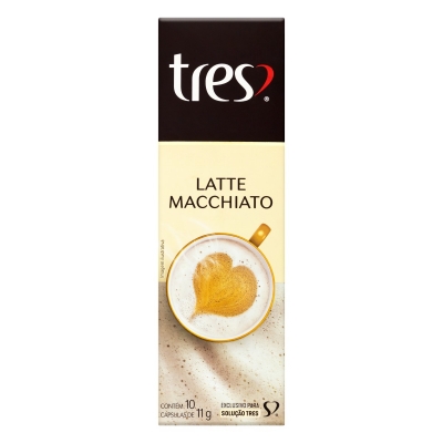 Cápsula Tres Cappuccino Latte Macchiato 110g