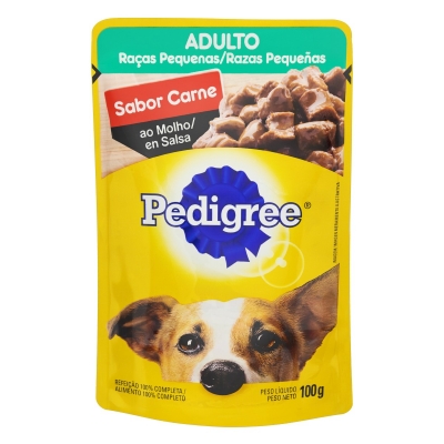 Ração Pedigree Carne Ao Molho 100g