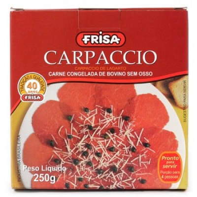 Carpaccio Frisa Congelada 250g