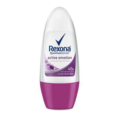 Desodorante Rexona Roll On Feminino Active Emotion 50m