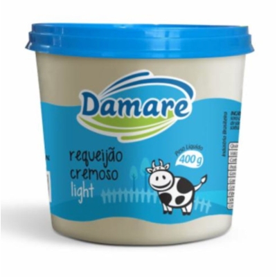 Requeijão Cremoso Damare Light 400g