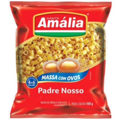 Macarrão Santa Amália C/Ovos Padre Nosso 500g