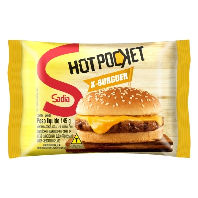 Hot Pocket X Burger Sadia 145g